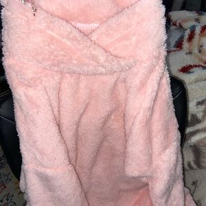 Long sleeve fuzzy sleep sweatshirt